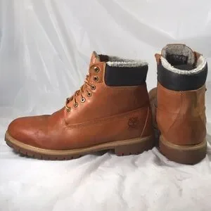 Timberland Mens Classic 6” Fur Lined Waterproof Wheat Nubuck/Fleece 6065R Boots Timberland | Shoes | Timberland Mens Classic 6 Fur Lined  main image 3